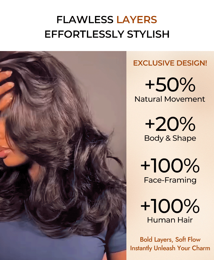 layered cur body wave wig