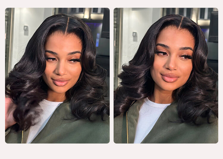 lagos m hairline body wave wig with layers