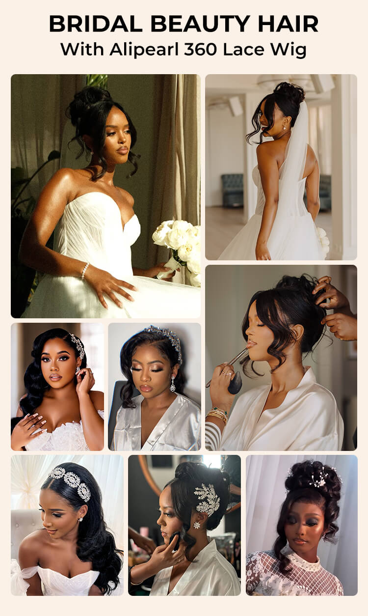 wedding wig for brides