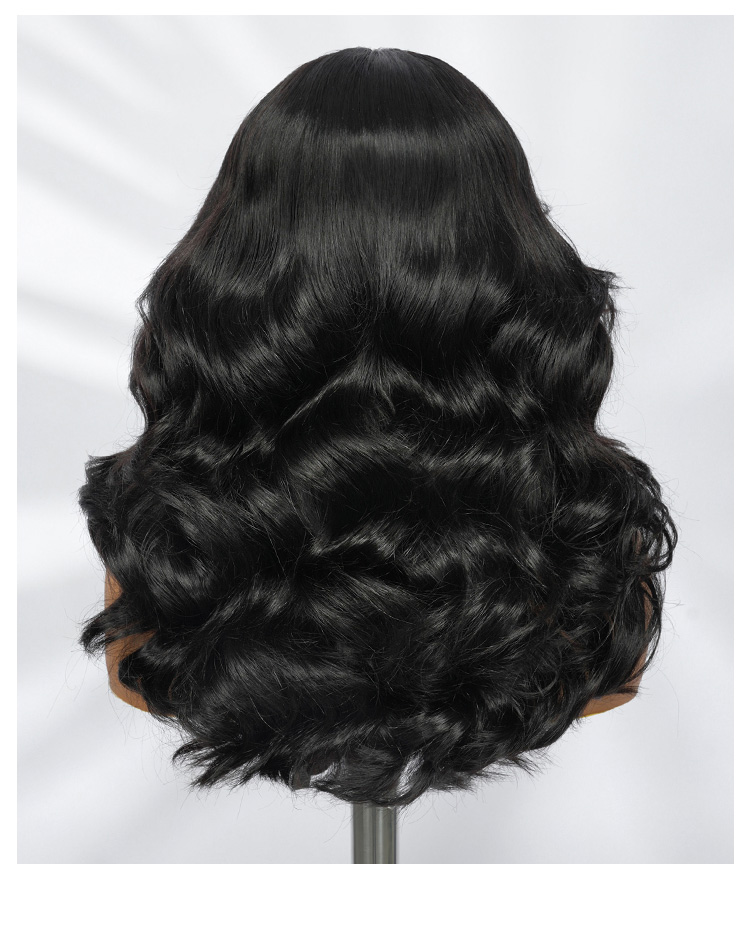body wave lace front wig with layers