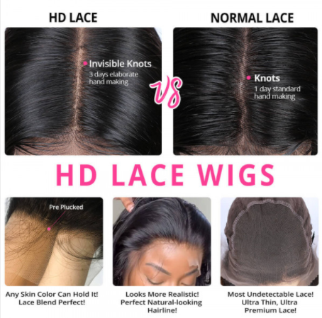 HD lace front wigs