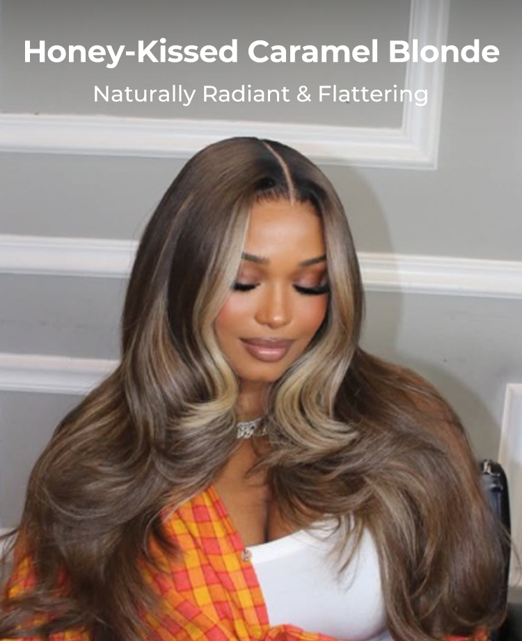 Honey Kissed Caramel Blonde Wig