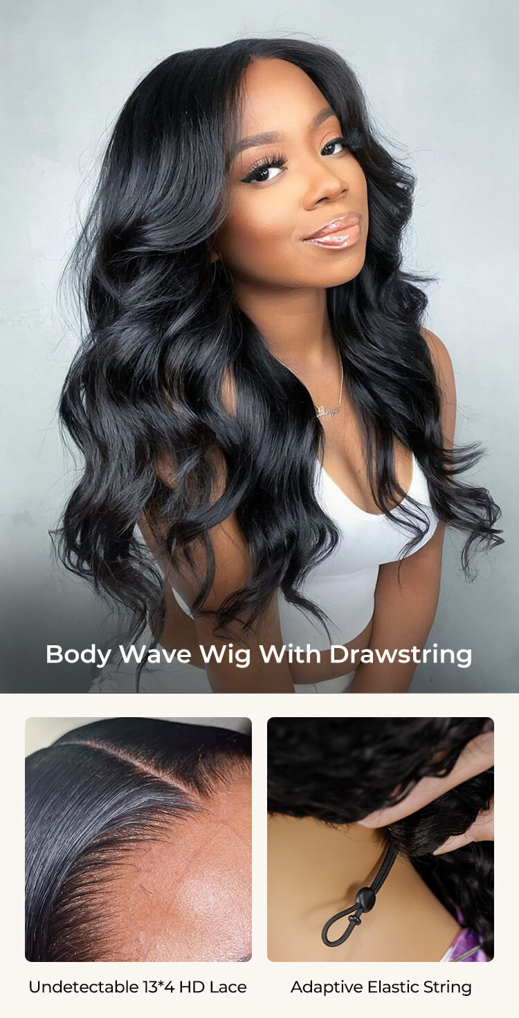 250 High Density HD Lace Body Wave Wig