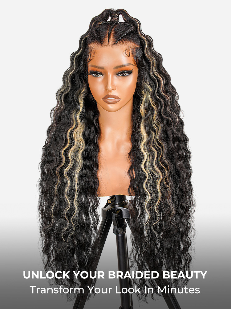 Stylist Braided Highlight Wig