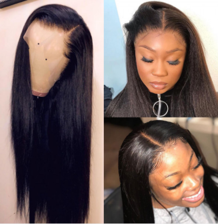 straight lace front wigs