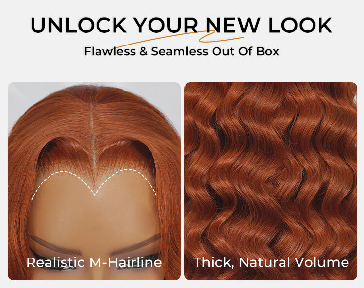 Realistic M-Hairline 13×6 Lace Wig