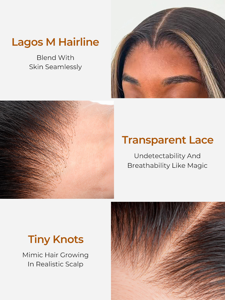 M Hairline Body Wave Wigs