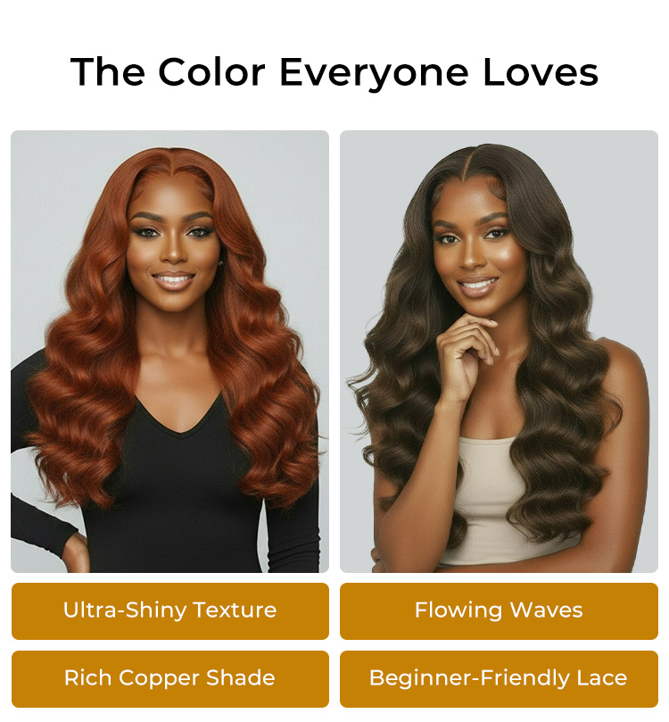 Two Color Options Beginner Friendly Wig