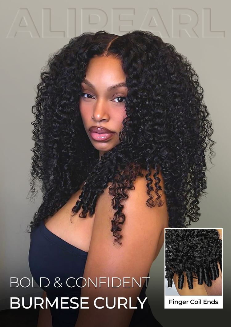 burmese curly hair wigs