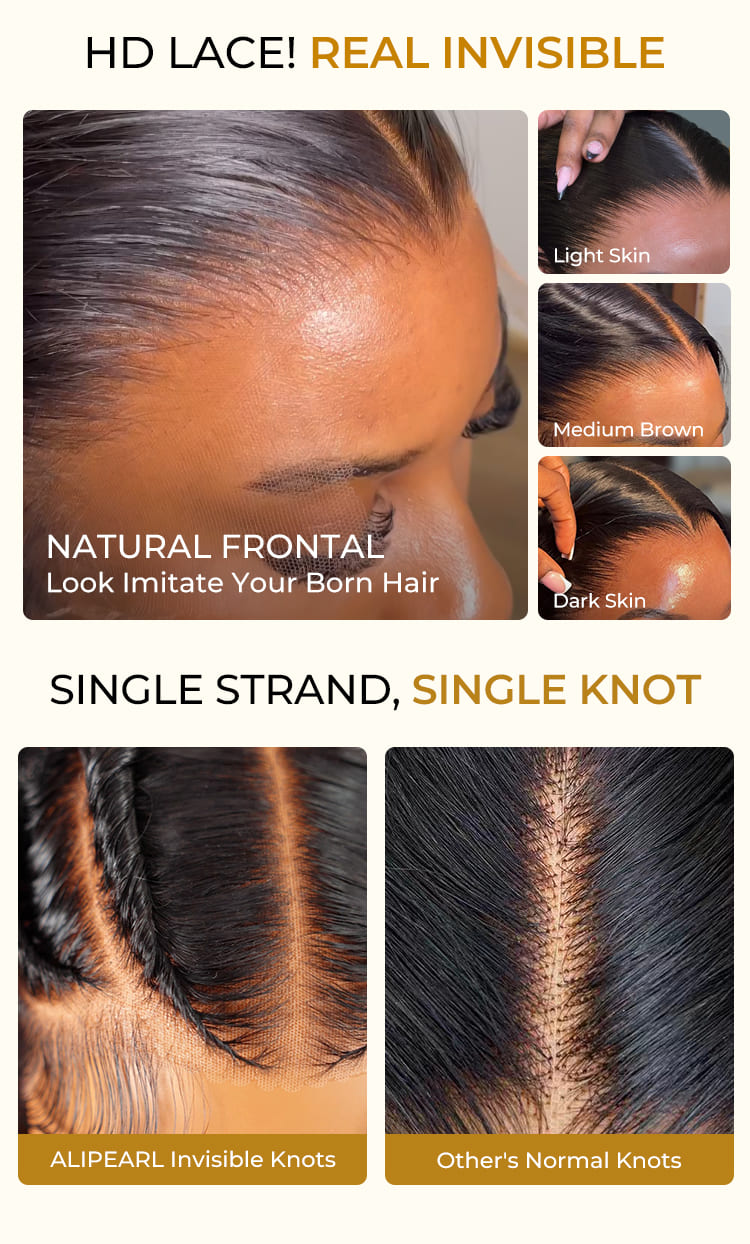 real HD lace easy to melt