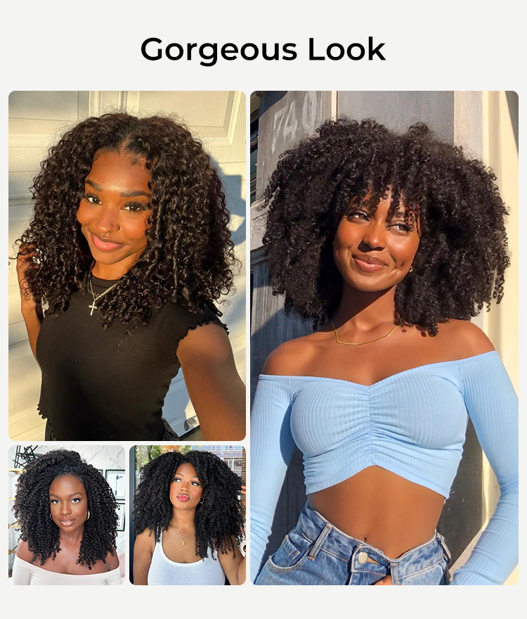 Curly Wig With Spiral Curls End