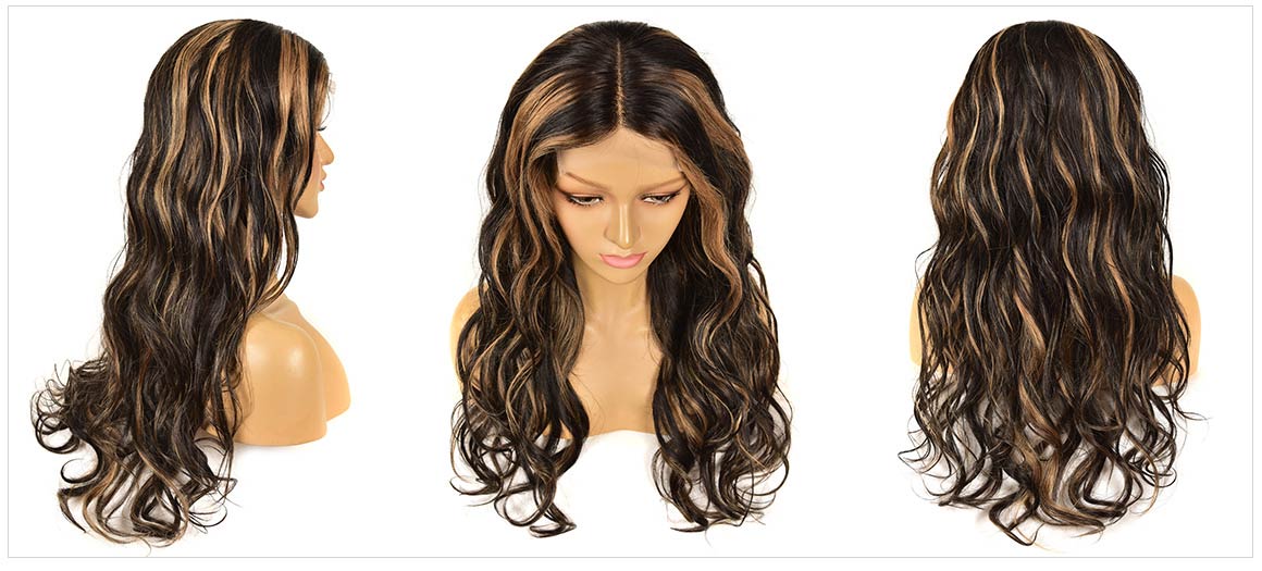 highlighted wigs for black hair