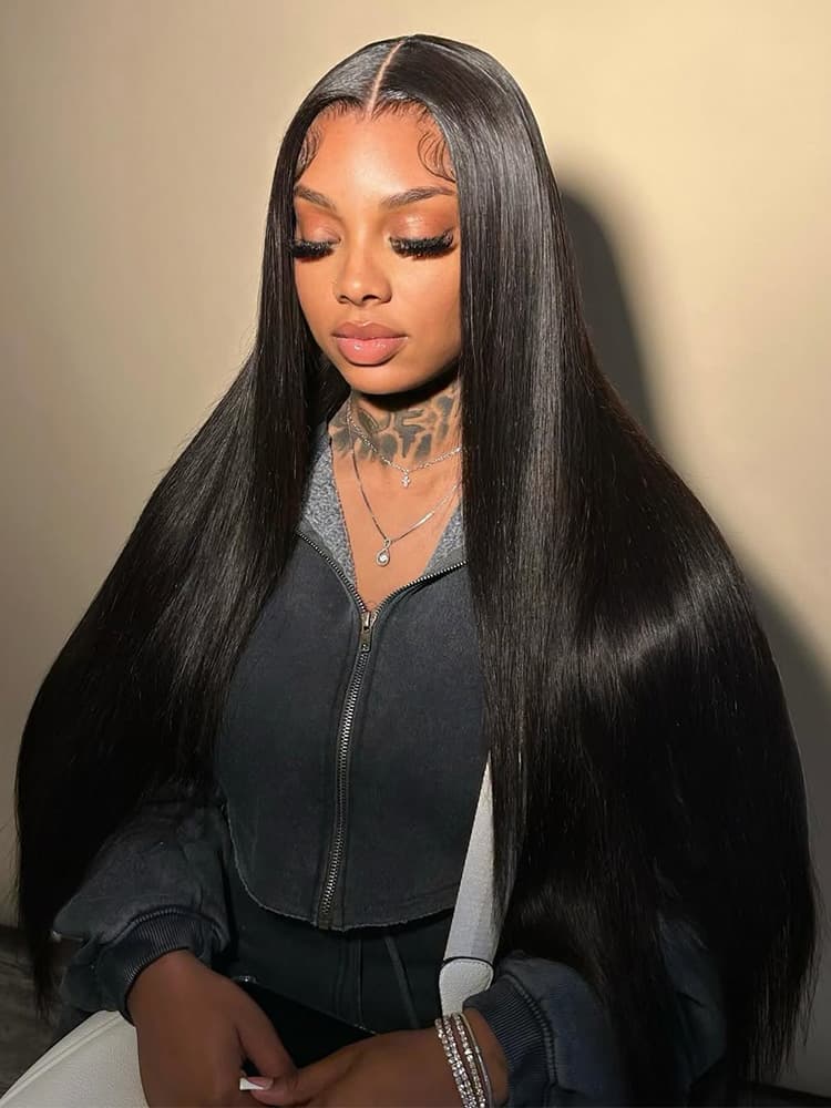 Alipearl Hair HD Lace Wigs 13*4 Frontal Wigs Skin Melt Straight Human Hair Wigs