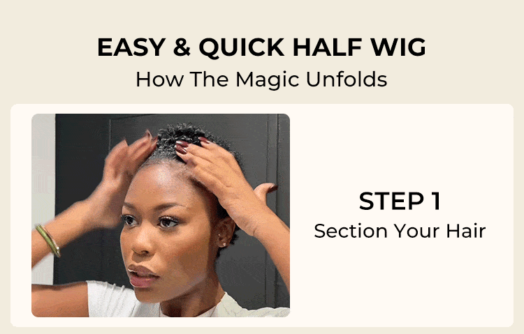 250 Density Half Wig