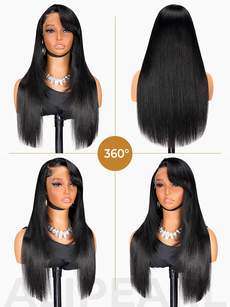 Face-Framing Layered C Part Wig