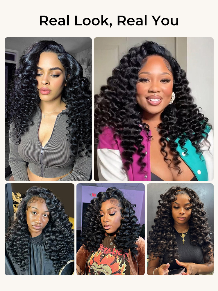 Wand Curl Half Wig With Drawstring