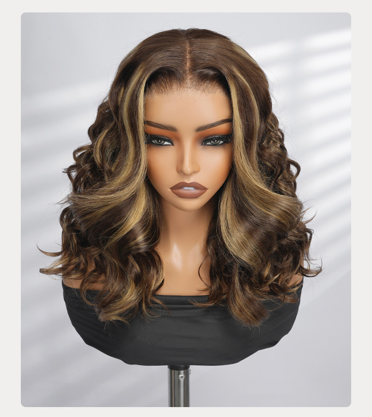  highlight body wave lace front wigs