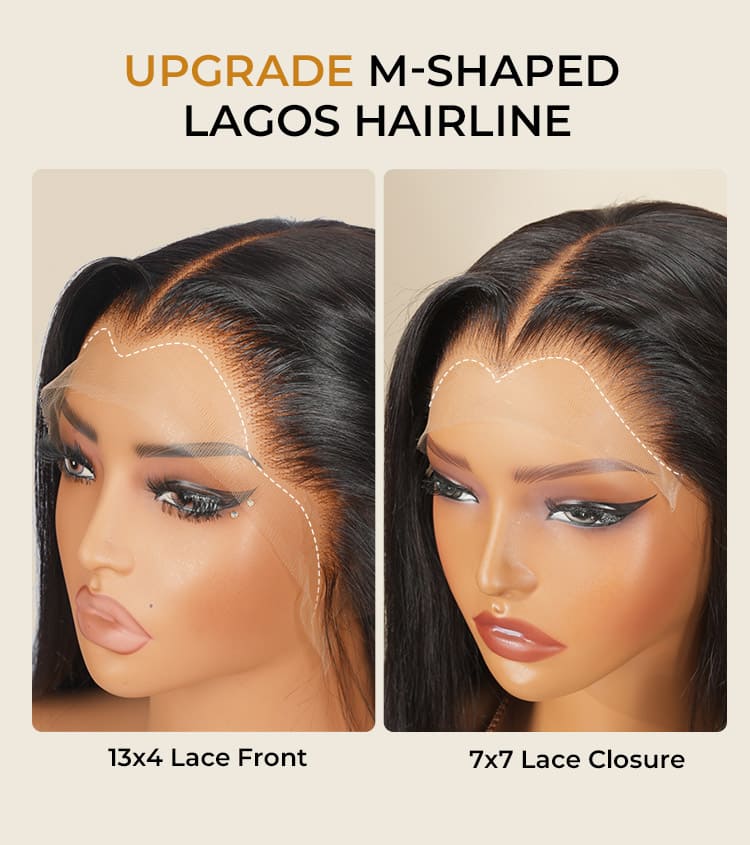 lagos hairline with widow's peak