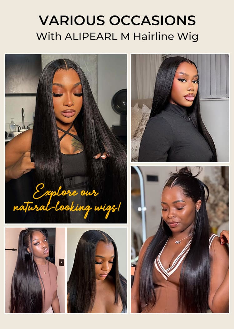 lagos hairline straight HD lace wig