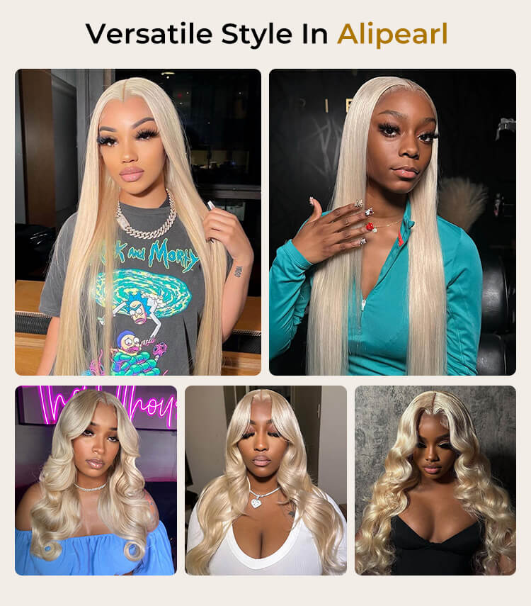 #613 blonde straight wig