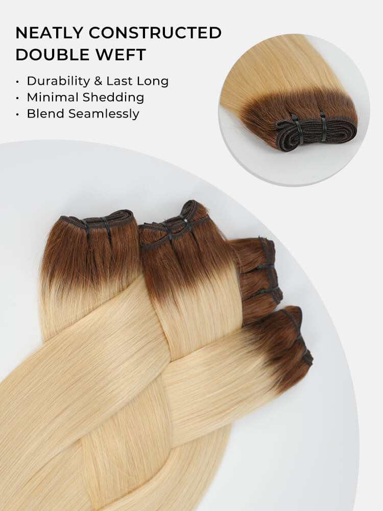 Double Weft Human Hair Bundle