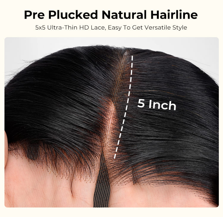 5x5 HD lace wig