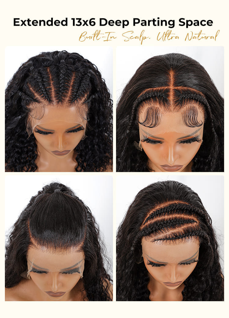 13x6 built-in scalp wig