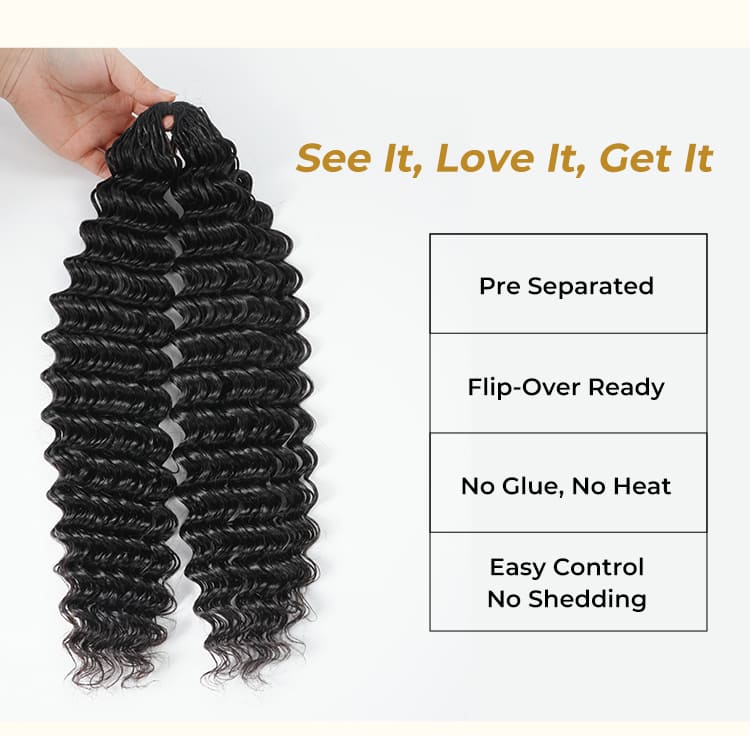 100% human hair extensions