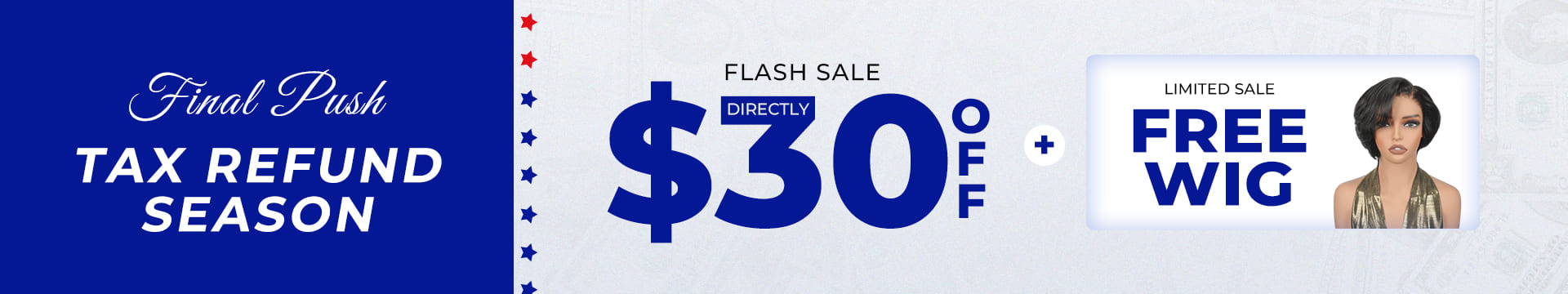 alipearl tax refund promotion sale