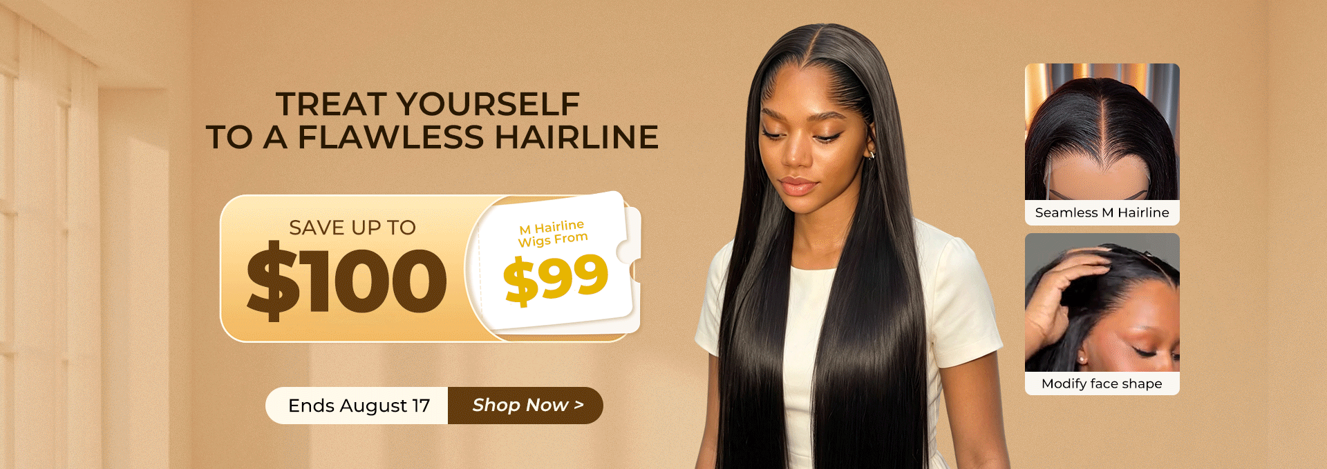 M Hairline Wigs Down To $99