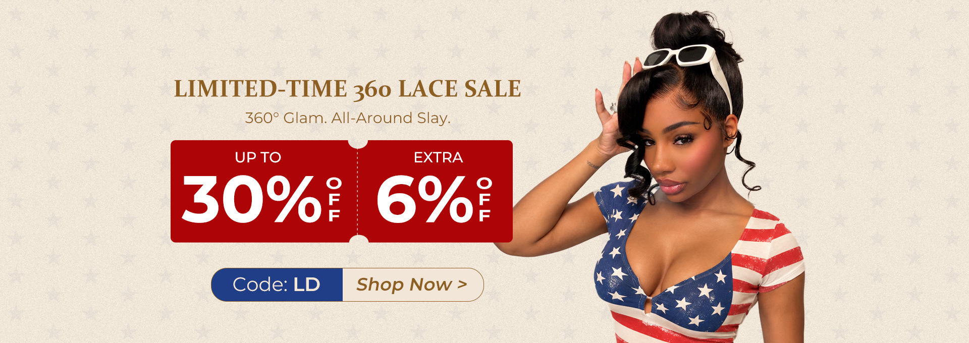 360 Lace Up To 30% Off